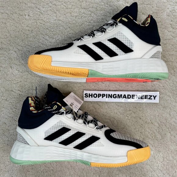 [US 8.5] adidas D ROSE 11 FAMILY FIRST Basketball Shoes FW8507 Chalk White
